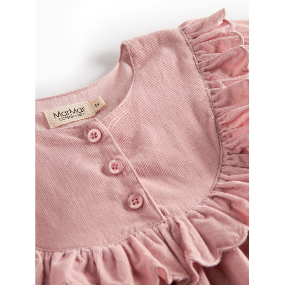 MarMar Fine Cord Soft Berry Delina LS Kjole