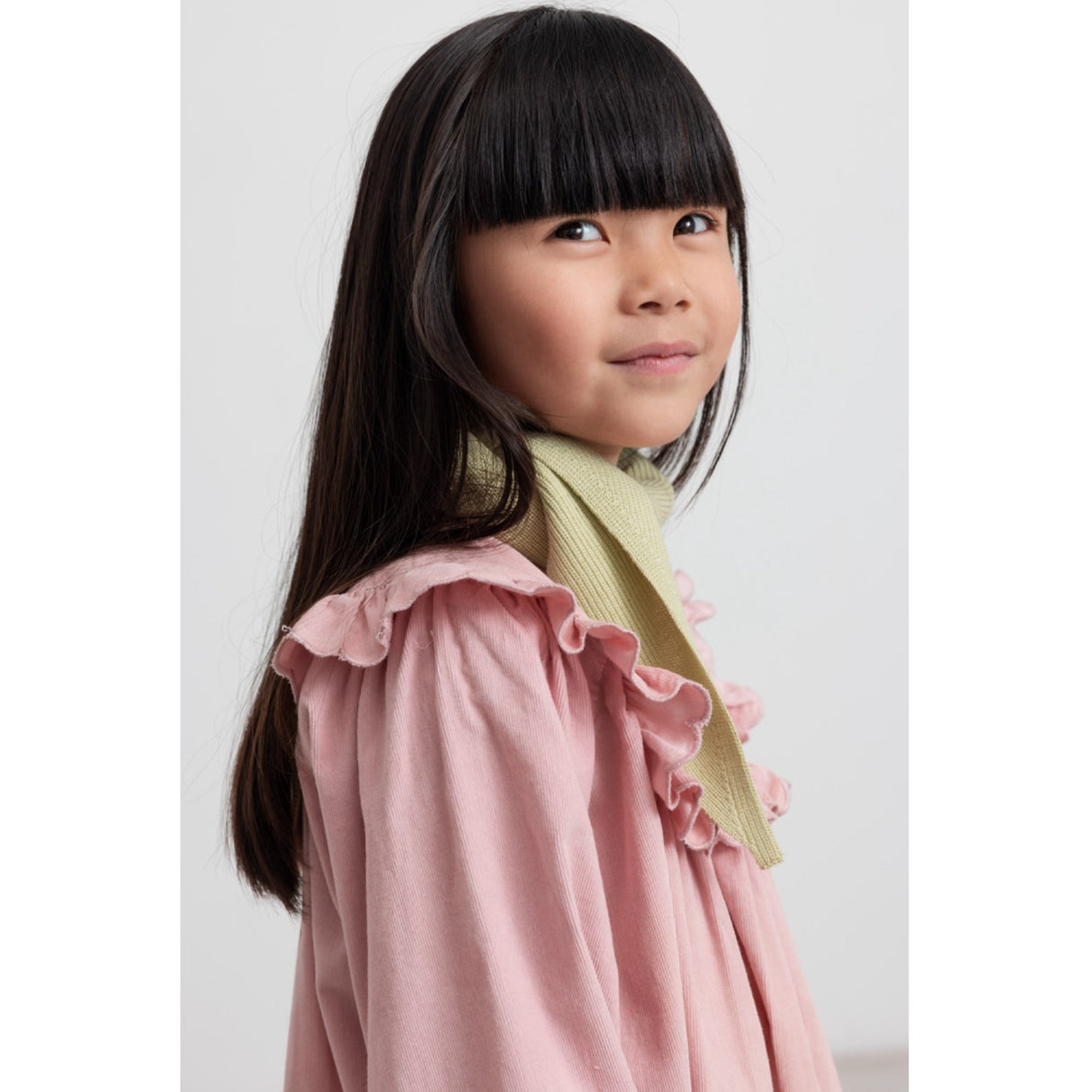 MarMar Fine Cord Soft Berry Delina LS Kjole