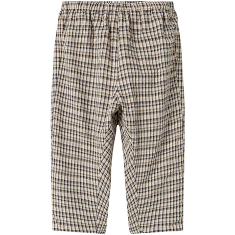 MarMar Seersucker Check Pilot Navy Check Palle Bukser