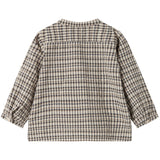 MarMar Seersucker Check Pilot Navy Check Totoro Skjorte