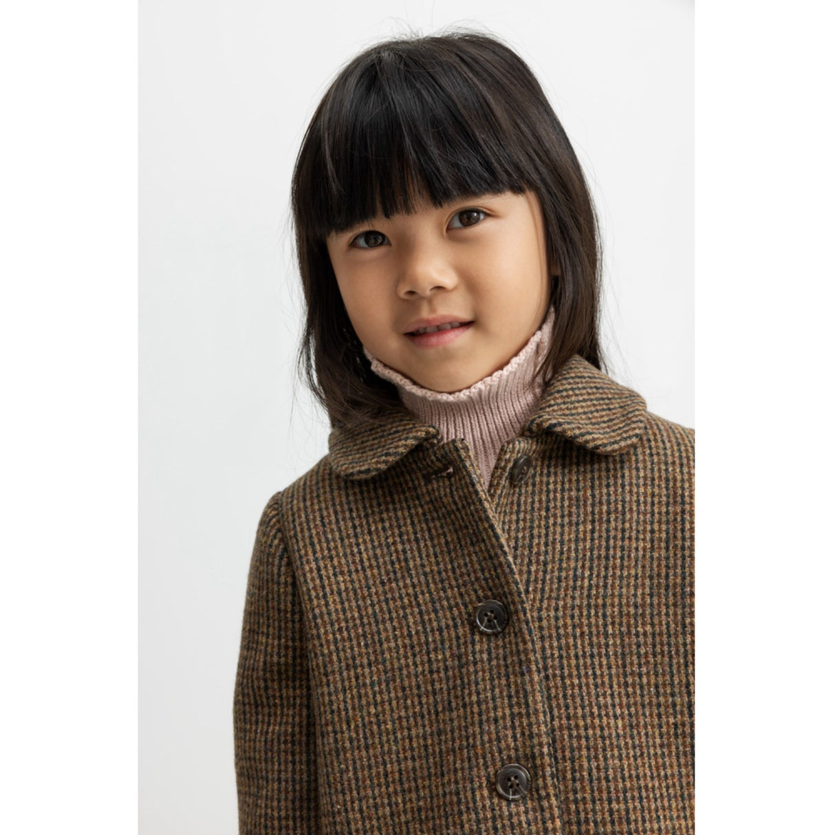 MarMar Wool Check Earthy Check Olive Jakke