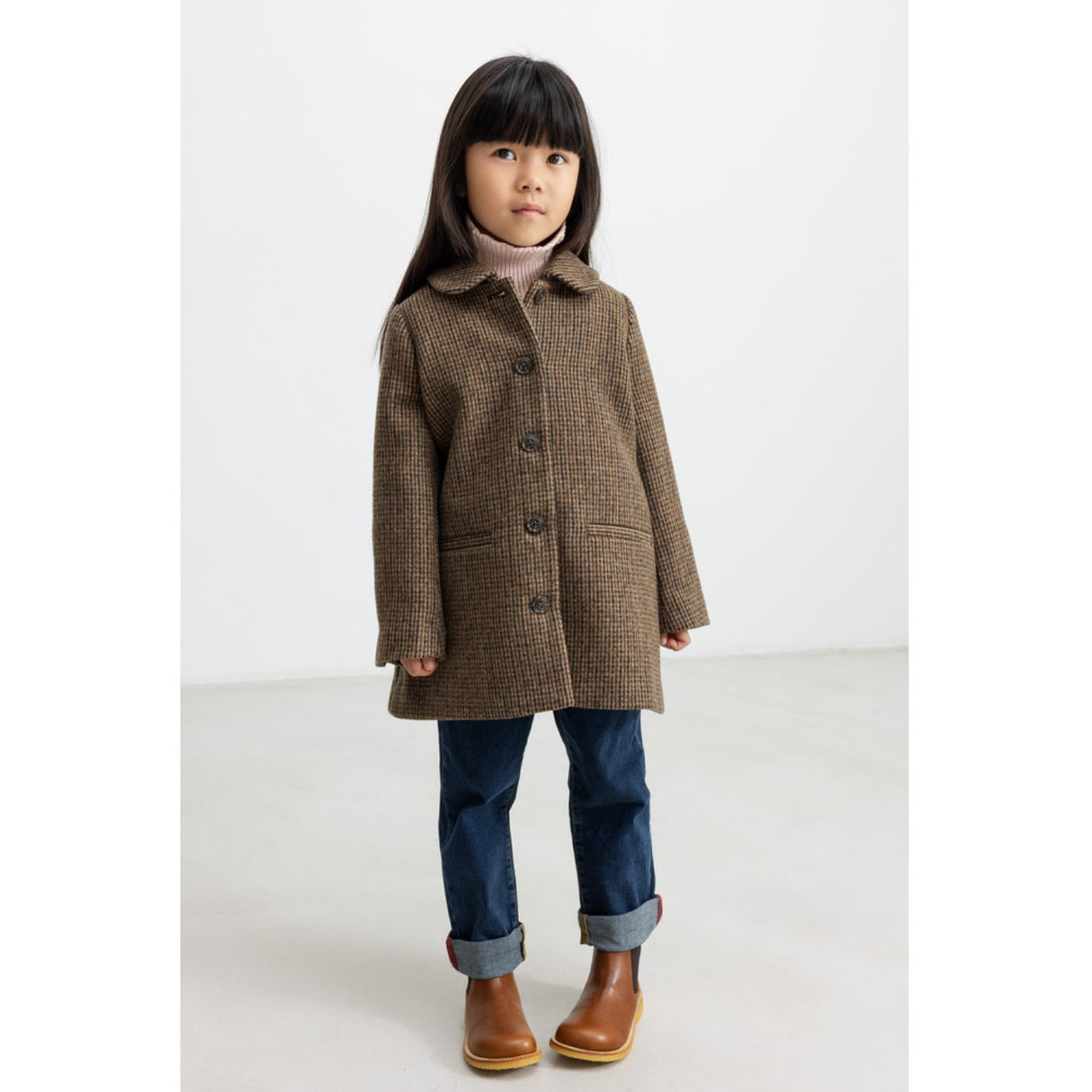 MarMar Wool Check Earthy Check Olive Jakke