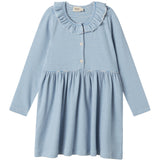MarMar Modal Fine Rib Blue Stripe Dama LS Kjole