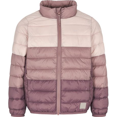 MarMar Vegan Puffer Plum Shadow Block Owe Jakke