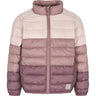 MarMar Vegan Puffer Plum Shadow Block Owe Jakke