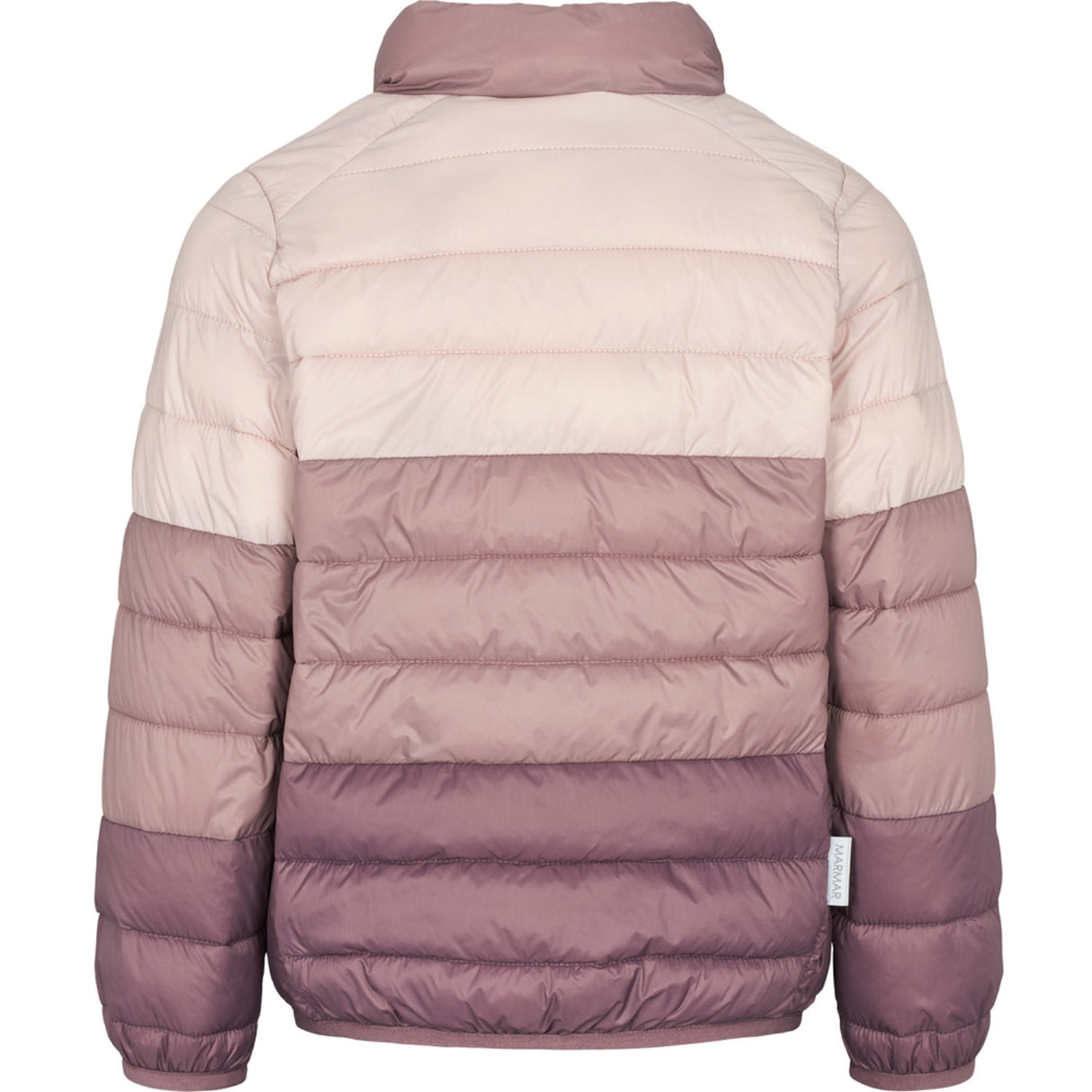 MarMar Vegan Puffer Plum Shadow Block Owe Jakke