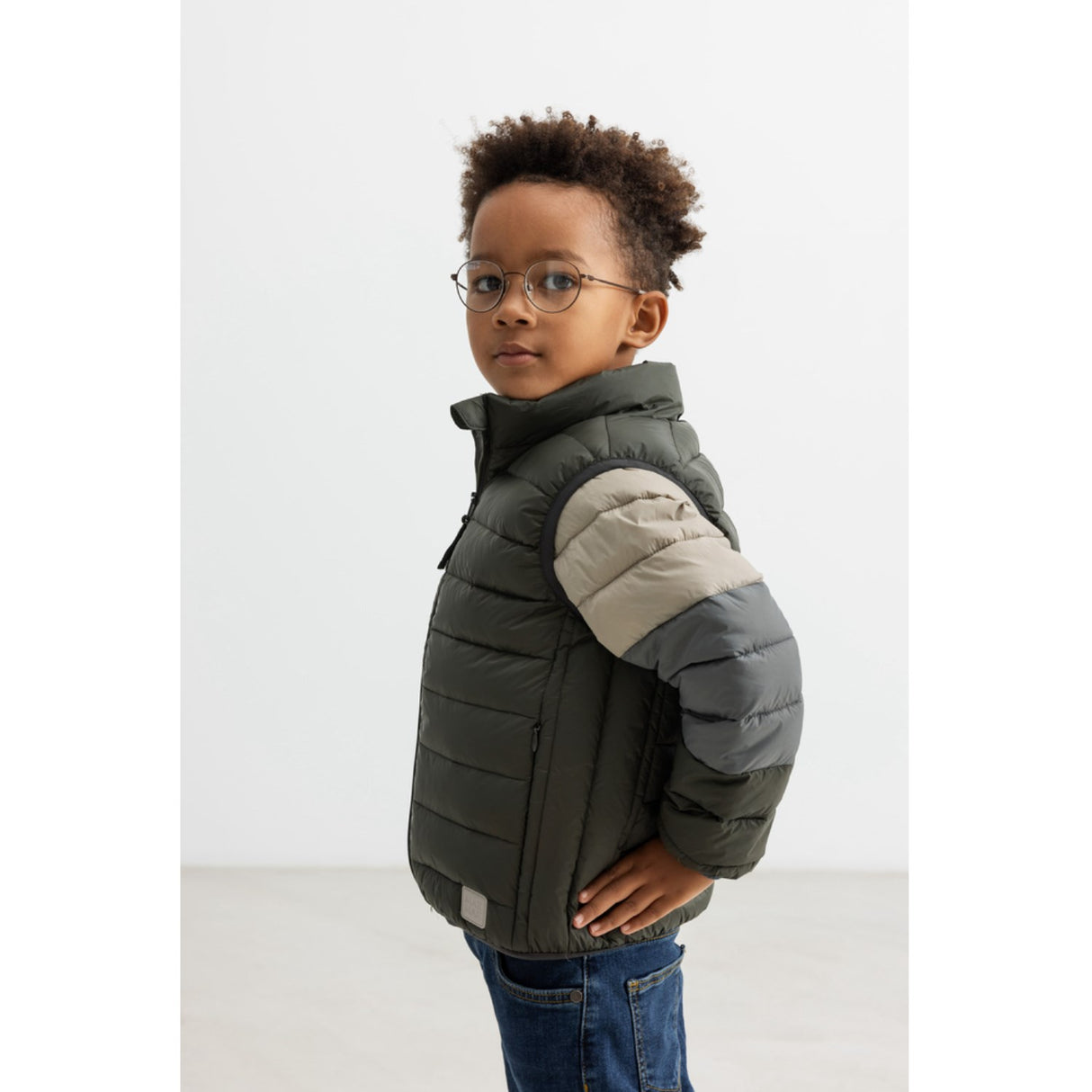 MarMar Vegan Puffer Coal Block Owe Jakke