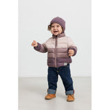 MarMar Vegan Puffer Plum Shadow Block Owe Jakke