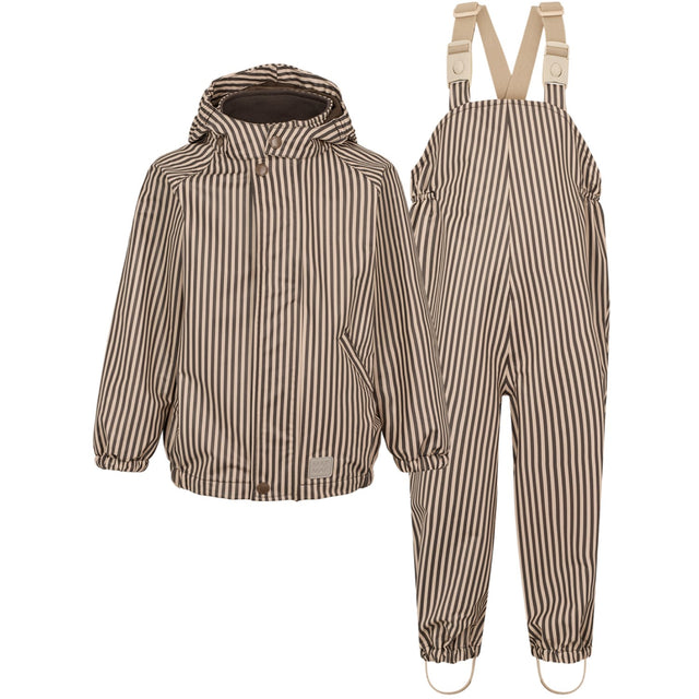 MarMar Rainwear Brown Stripe Oddy Sæt