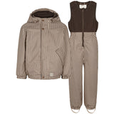 MarMar Rainwear Fleece Brown Stripe Obo Sæt