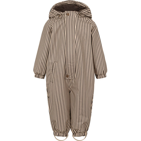 MarMar Rainwear Fleece Brown Stripe Orion Dragt