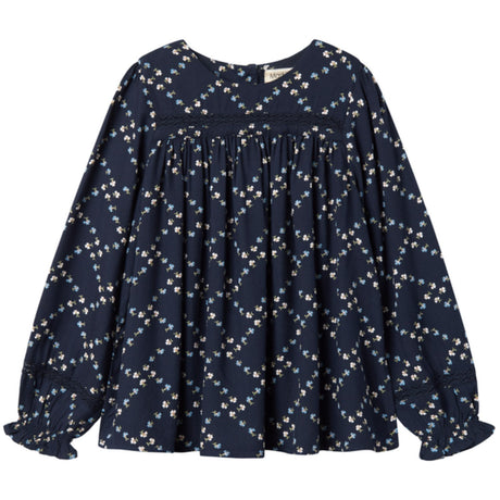 MarMar Viscose Twill French Flower Tuka LS Bluse