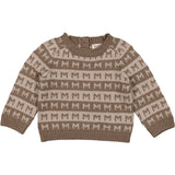 MarMar Heavy Knit Pattern Terre Stripe Talmi B Strik Bluse