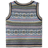 MarMar Light Cotton Wool Fair Isle Fair Isle Taj B Strikket Vest