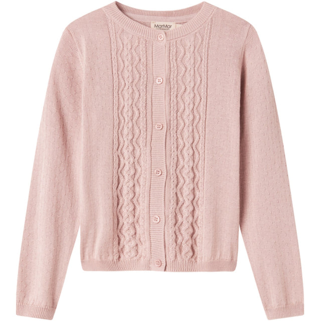 MarMar Modal Mix Cable Faded Rose Tilda Strik Cardigan