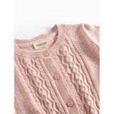 MarMar Modal Mix Cable Faded Rose Tilda Strik Cardigan