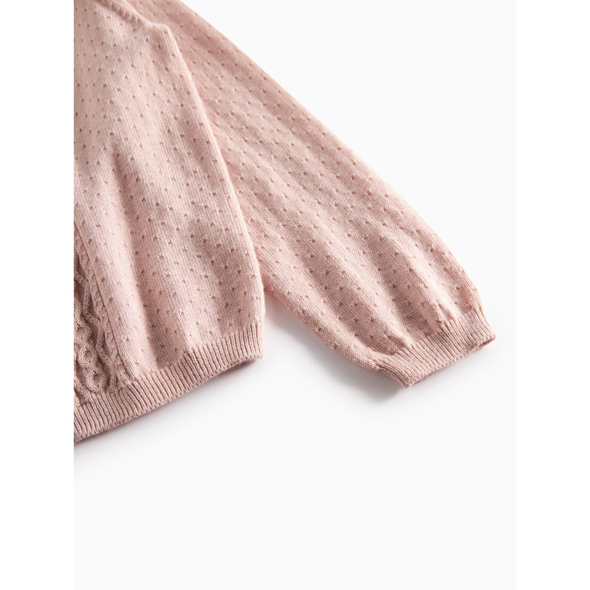 MarMar Modal Mix Cable Faded Rose Tilda Strik Cardigan