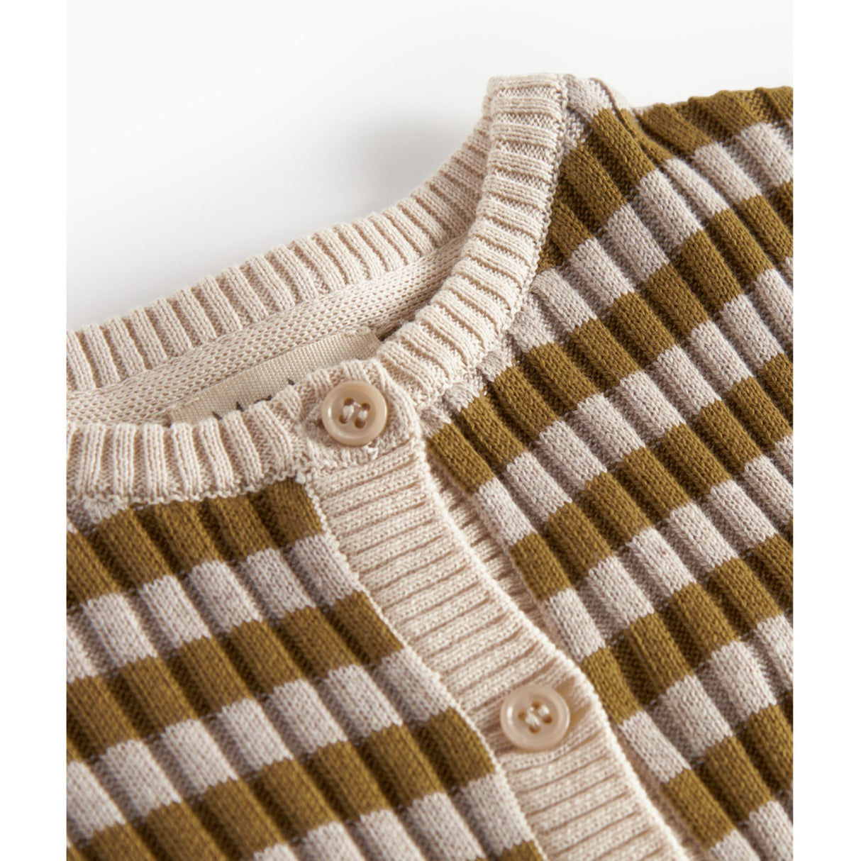 MarMar Modal Mix Stripe Cashew Mel. Stripe Tob Strik Cardigan