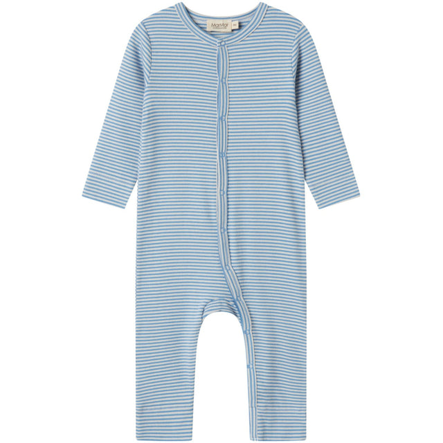 MarMar Modal Fine Rib Blue Stripe Ruka Heldragt