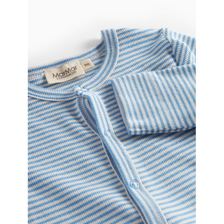MarMar Modal Fine Rib Blue Stripe Ruka Heldragt