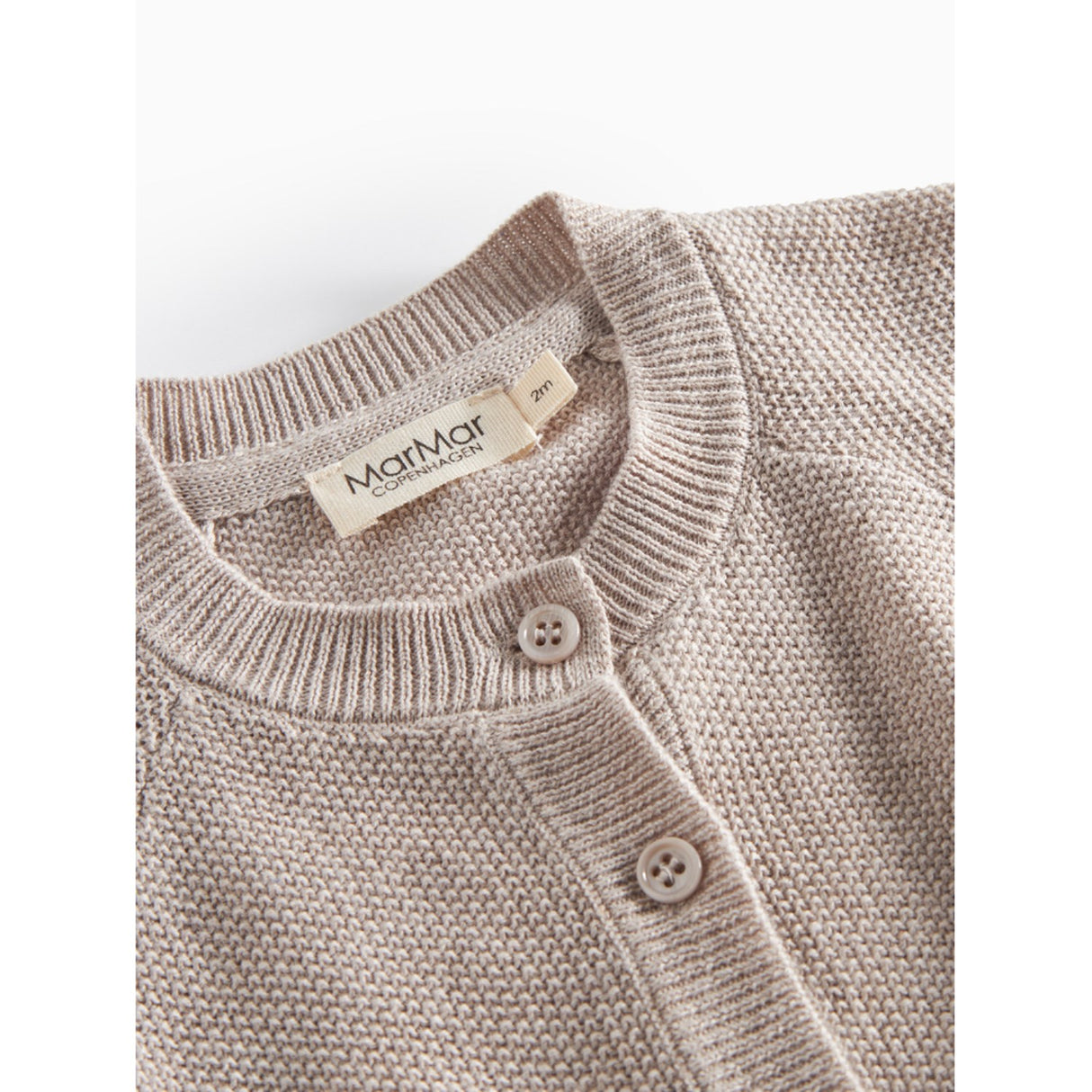 MarMar Modal Mix Pearl Cashew Melange Taki Strik Cardigan