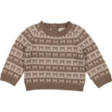 MarMar Heavy Knit Pattern Terre Stripe Talmi B Strik Bluse