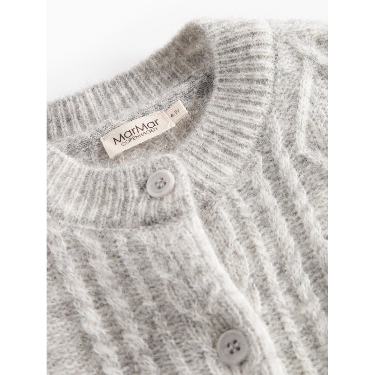 MarMar Mohair Cable Morning Dew Mel. Tavon Strik Cardigan