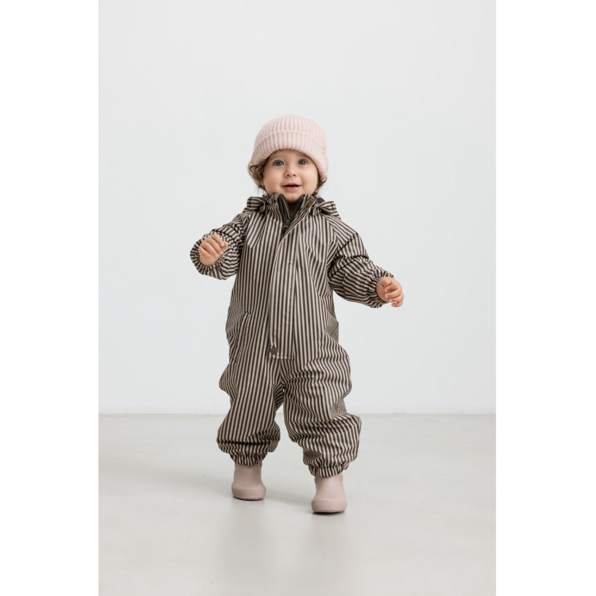 MarMar Rainwear Fleece Brown Stripe Orion Dragt