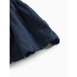MarMar Chambray Dark Blue Stripe Danara Kjole