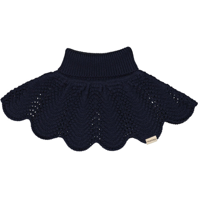 MarMar Light Cotton Wool Lace Ink Strikket Halsedisse