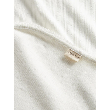 MarMar New Born Modal Pointelle Gentle White Alida Tæppe