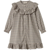 MarMar Seersucker Check Pilot Navy Check Dalina Kjole