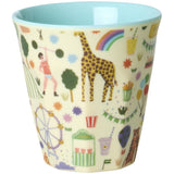 Rice Mint Fun Fair Print Melamine Kids Kop Small 160 Ml