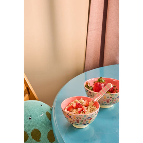 Rice Coral Ocean Print Melamine Skål Small 300 Ml