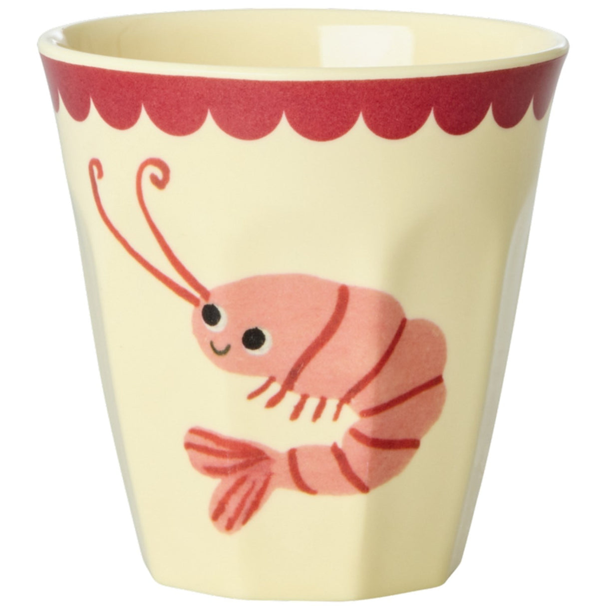 Rice Coral Ocean Print Melamine Kopper Small 6 Pak 160 Ml