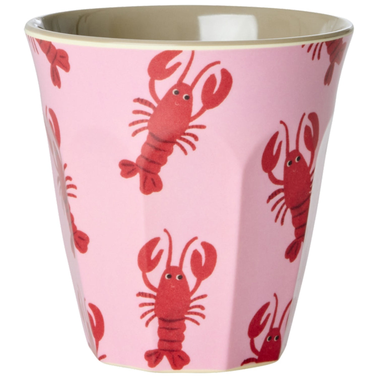 Rice Coral Ocean Print Melamine Kopper Small 6 Pak 160 Ml