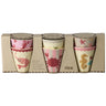 Rice Coral Ocean Print Melamine Kopper Small 6 Pak 160 Ml