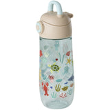 Rice Blue Ocean Print Plastic Kids Drikkeflaske 550 Ml