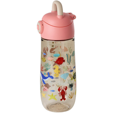 Rice Coral Ocean Print Plastic Kids Drikkeflaske 550 Ml