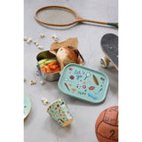 Rice Sports Print Stainless Stål Madkasse Med Bevægelig Opdeler Large 1400 Ml