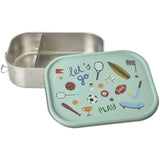 Rice Sports Print Stainless Stål Madkasse Med Bevægelig Opdeler Large 1400 Ml