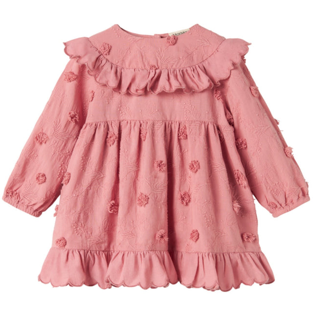 MarMar Embroidery Pink Delight Deas LS Kjole
