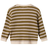MarMar Modal Mix Stripe Cashew Mel. Stripe Tob Strik Cardigan