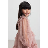MarMar Tulle Dotty Faded Rose Doth LS Kjole