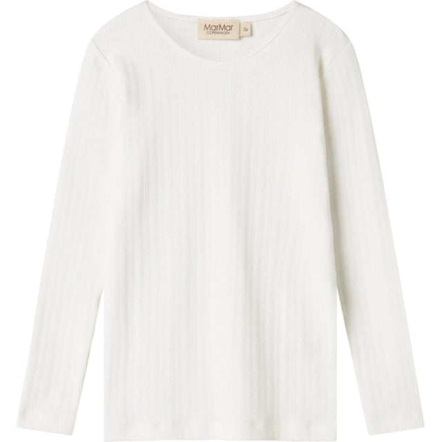 MarMar Modal Pointelle Gentle White Tamra Bluse