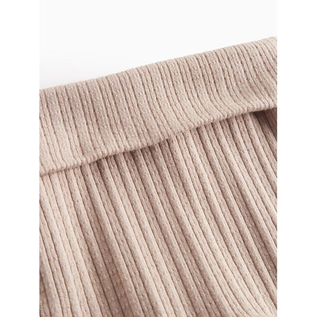 MarMar New Born Modal Pointelle Rib Soft Beige Piva Bukser