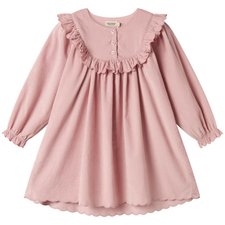 MarMar Fine Cord Soft Berry Delina LS Kjole