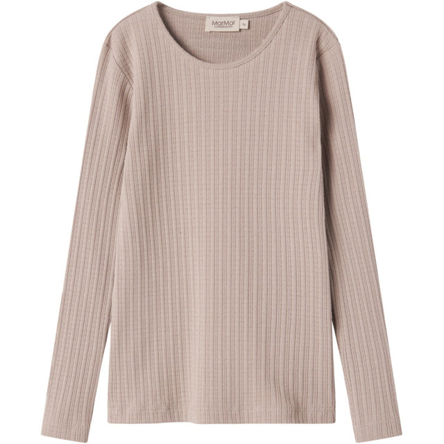 MarMar Modal Pointelle Rib Soft Beige Tamra Bluse