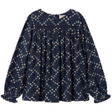 MarMar Viscose Twill French Flower Tuka LS Bluse