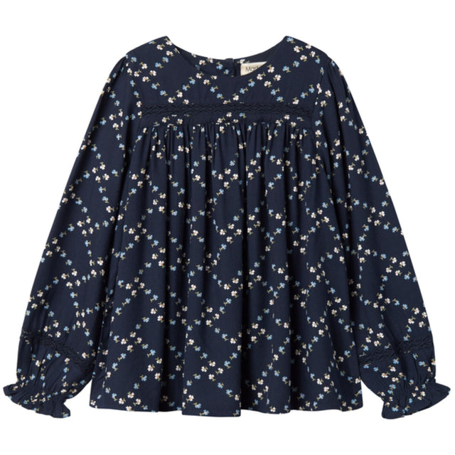 MarMar Viscose Twill French Flower Tuka LS Bluse